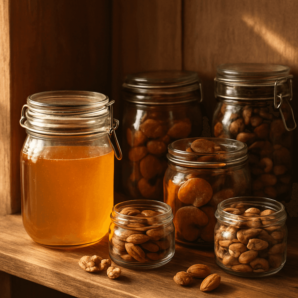 Inside our artisanal pantry