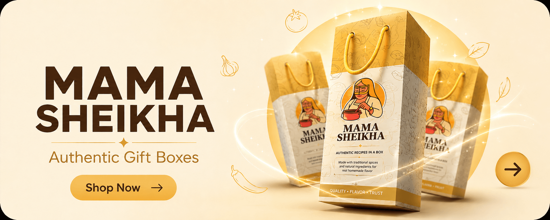 Mama Sheikha authentic gift boxes